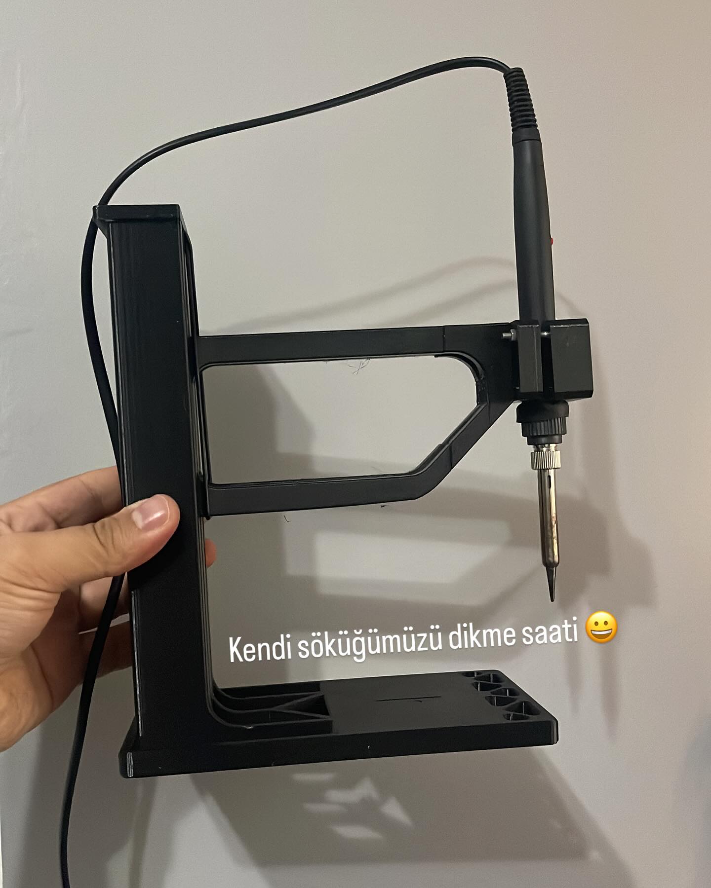 Plastik parçalarımızın insert somunlarını daha stabil takabilmek için ürettik