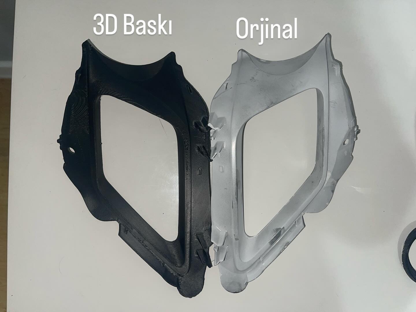 Bugün de bir 3D tarama ve 3D baskı işini tamamladık 🧿